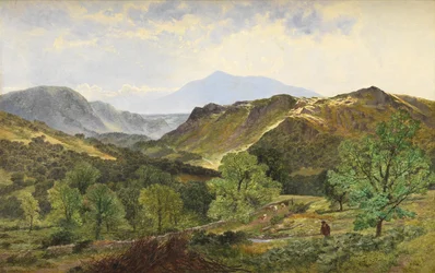 Moel Siabod - dans la vallée du Lledr, 1871