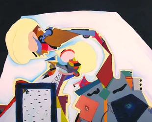 Dormeurs, 2000 (oil on canvas)