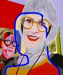 La Nef des fous : Diane, 2020 (oil on canvas)