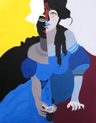 Miss N. 3, 2000 (huile sur toile)