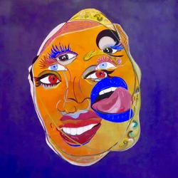 Mythe 10, 2021 (huile et acrylique sur toile)