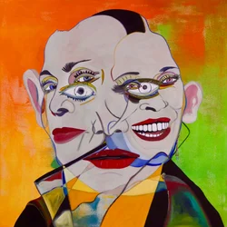 Mythe 4, 2021 (huile et acrylique sur toile)