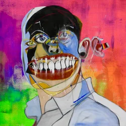 Mythe 8, 2021 (huile et acrylique sur toile)