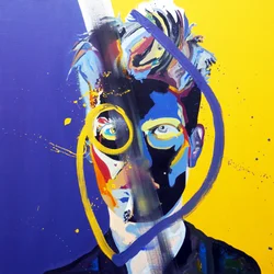 Surportrait : Astrid, 2016 (huile sur toile)