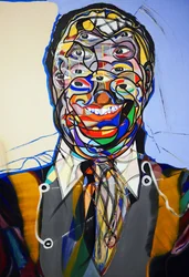 Surportrait : James Baldwin 2, 2021 (huile sur toile)