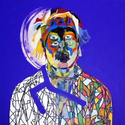Surportrait : Olivier Corseri, 2019 (huile sur toile)