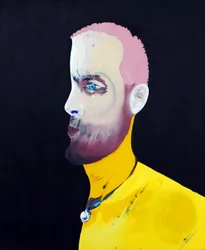 Surportrait : anonyme, 2017 (huile sur toile)