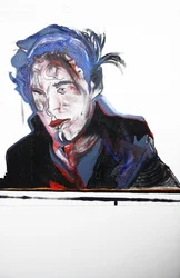 Surportrait : le fantôme 1, 2000 (oil on canvas)