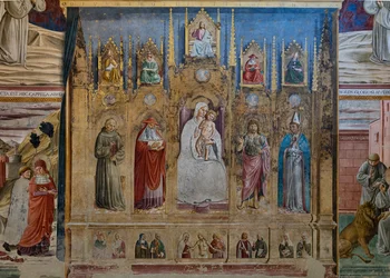 Un faux polyptyque avec la Vierge Marie et l