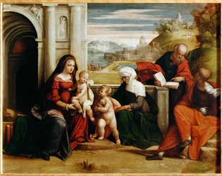 Sacra Conversazione (peinture sur bois)