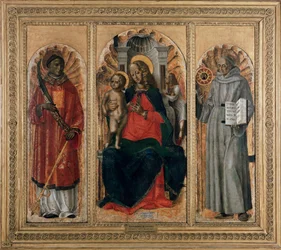 Triptyque, Vierge à l