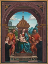 Madone et Enfant, St. Jacques, St. Philippe et la famille d