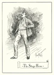 Le héros de la scène (gravure)