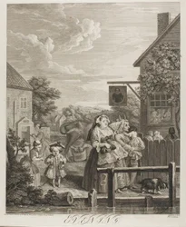 Soir, planche trois de Les Quatre Moments de la Journée