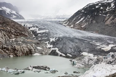 Glacier du Rhône, Suisse (photo)