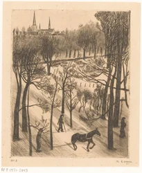 Vondelpark en hiver