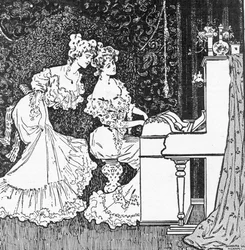 Le Pianola, publicité de The Graphic, 19 juillet 1902