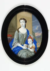 Lady Catherine Darnley, Duchesse de Buckingham (émail)