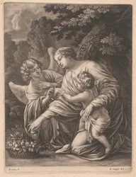 Madone, enfant et ange