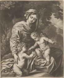Vierge, enfant et Saint Jean