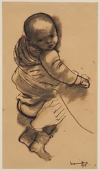 Bébé dans les bras