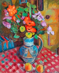 Fleurs dans un pot