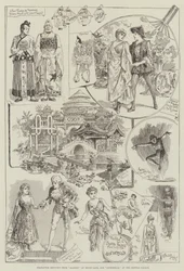 Croquis de personnages d