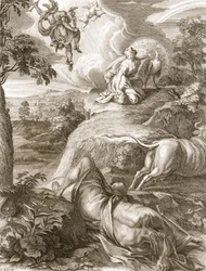 Io transformée en vache : Mercure coupe la tête d