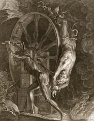 Ixion en Tartare sur la roue, 1731