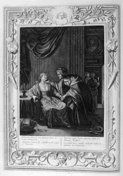 Leucothoé séduite par Apollon