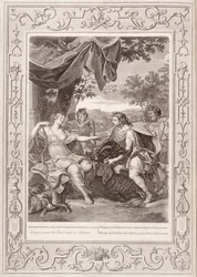Méléagre présente la tête du sanglier à Atalante, 1731