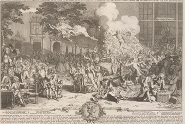 Monument consacré a la postérité en mémoire de la folie incroyable de la XX. année du XVIII. siècle