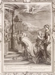 Œnée, roi de Calydon, ayant négligé Diane dans un sacrifice est puni pour son impiété, 1731