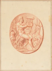 Un des six camées avec des sujets mythologiques et classiques