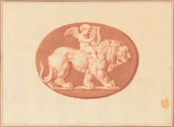 Un des six camées avec des sujets mythologiques et classiques