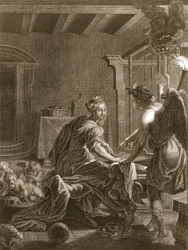 Pénélope à son métier, 1731