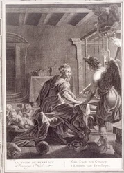 Pénélope à son métier, 1731