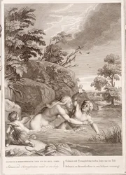 Salmacis et Hermaphrodite unis en un seul corps, 1731