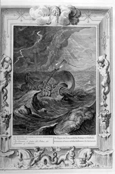 Les Dioscures Castor et Pollux protègent un navire, 1733