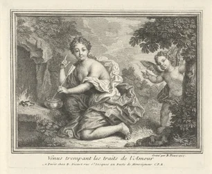 Vénus avec les flèches de l