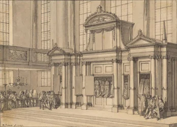 Joie de la Loi dans la synagogue portugaise d
