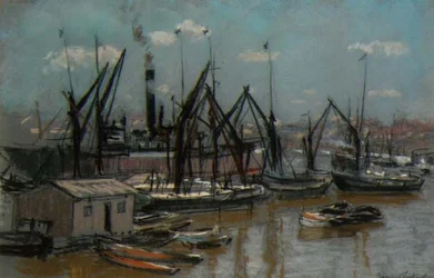 Scène de port