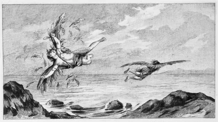 Icare et Dédale. 1887