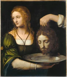 Salomé reçoit la tête de Saint Jean-Baptiste ...