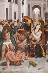 Détail du Martyre de Sainte Catherine