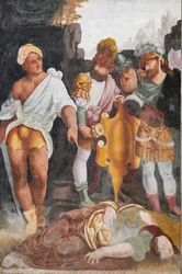 Détail du Martyre de Sainte Catherine