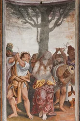 (détail) du Martyre de Sainte Catherine