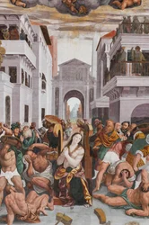 (détail) du Martyre de Sainte Catherine
