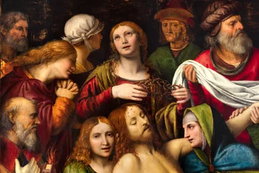 Milan, Église de San Giorgio al Palazzo, Bernardino Luini, Déposition