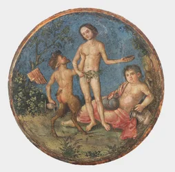 Bacchus, Pan et Silène